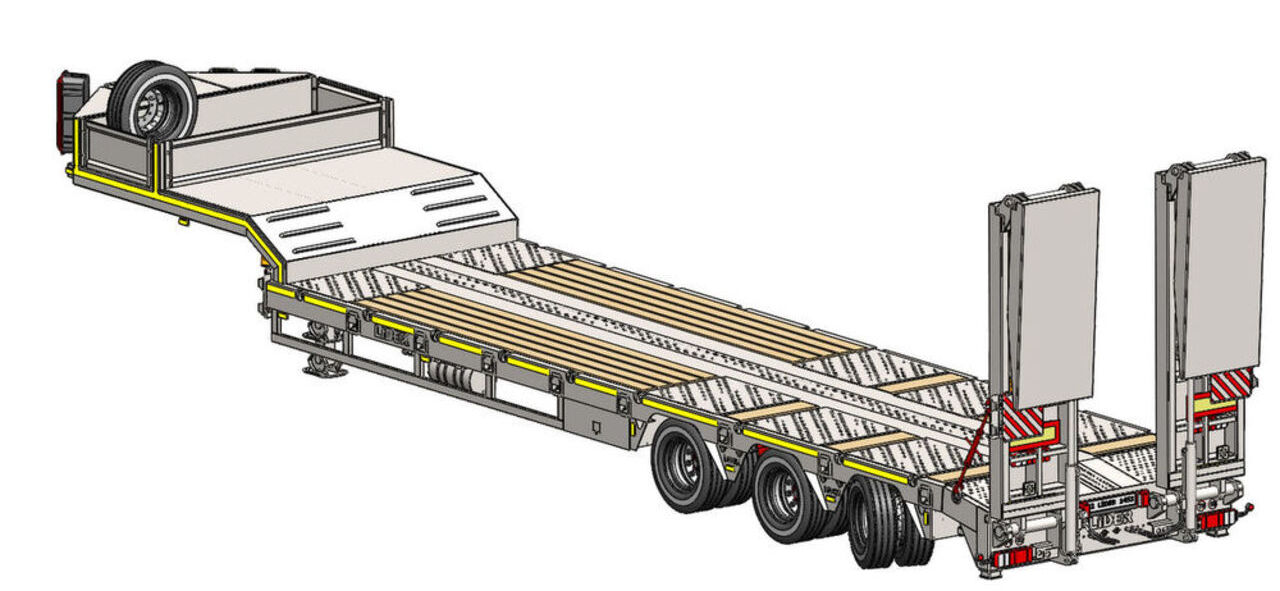 Low loader semi-trailer LIDER NEW 2025 MODELS YEAR LIDER TRAILER: picture 12