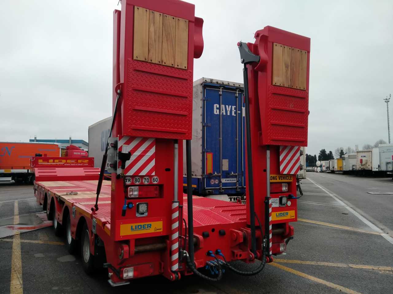 Low loader semi-trailer LIDER NEW 2025 MODELS YEAR LIDER TRAILER: picture 16