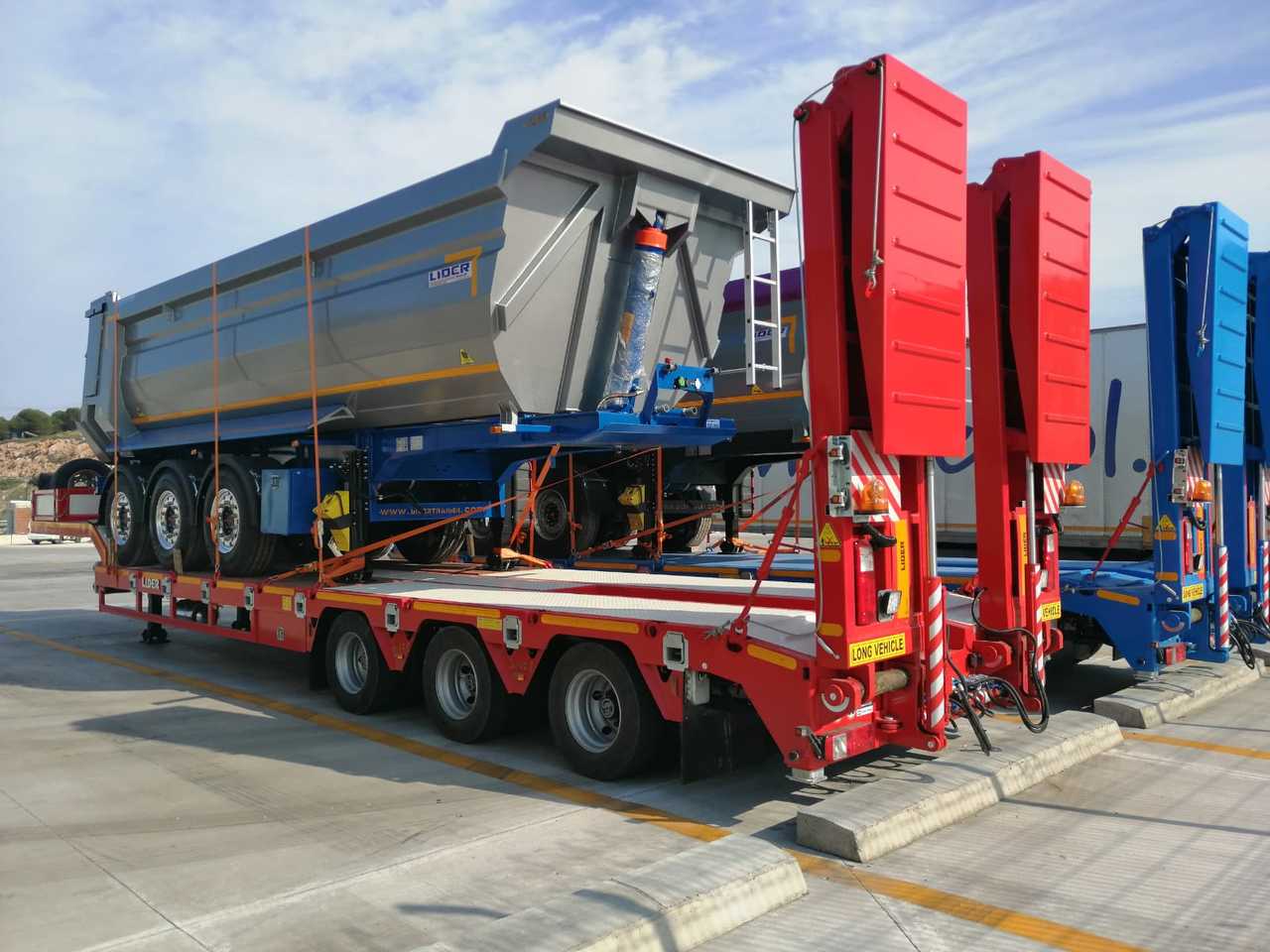 Low loader semi-trailer LIDER NEW 2025 MODELS YEAR LIDER TRAILER: picture 11