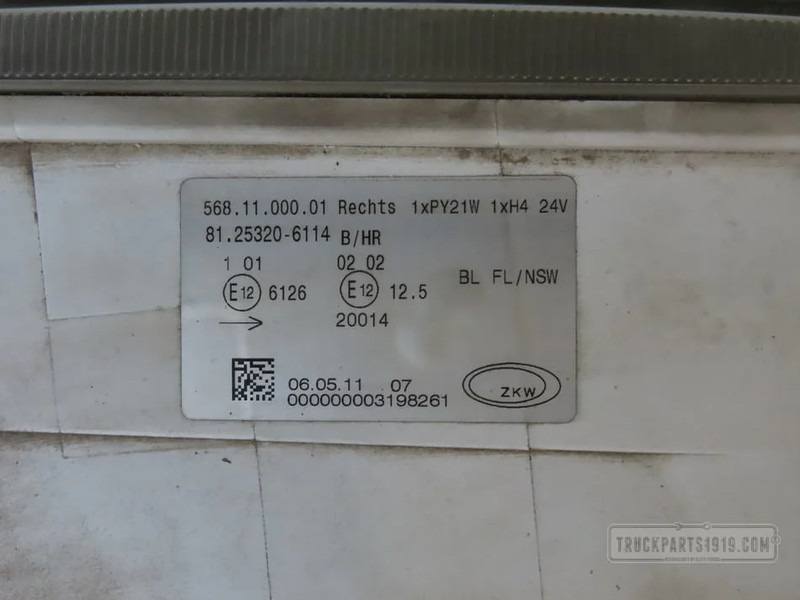 MAN Lighting Mistlamp met RAW Re. - Fog light for Truck: picture 2 MAN Lighting Mistlamp met RAW Re. - Fog light for Truck: picture 2