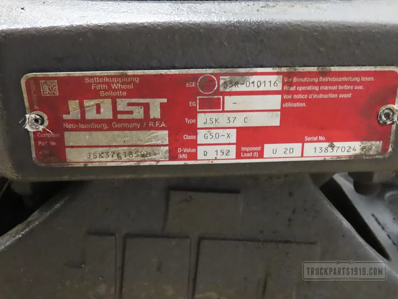 Scania 1434581 Opleggerschotel JSK37C - Frame/ Chassis for Truck: picture 2 Scania 1434581 Opleggerschotel JSK37C - Frame/ Chassis for Truck: picture 2