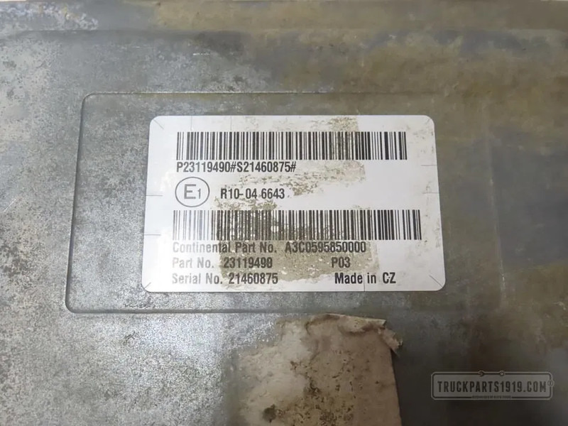 Volvo 23119490 Regeleenheid AdBlue Volvo - ECU for Truck: picture 2 Volvo 23119490 Regeleenheid AdBlue Volvo - ECU for Truck: picture 2