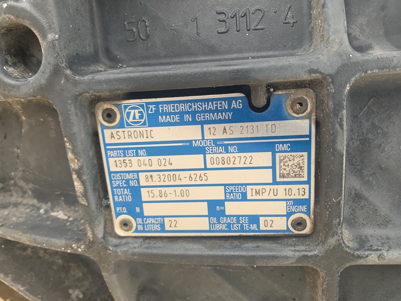 ASTRONIC 12AS 2131 TD WITH INTARDER EST52 MAN TGX - Gearbox for Truck: picture 4 ASTRONIC 12AS 2131 TD WITH INTARDER EST52 MAN TGX - Gearbox for Truck: picture 4