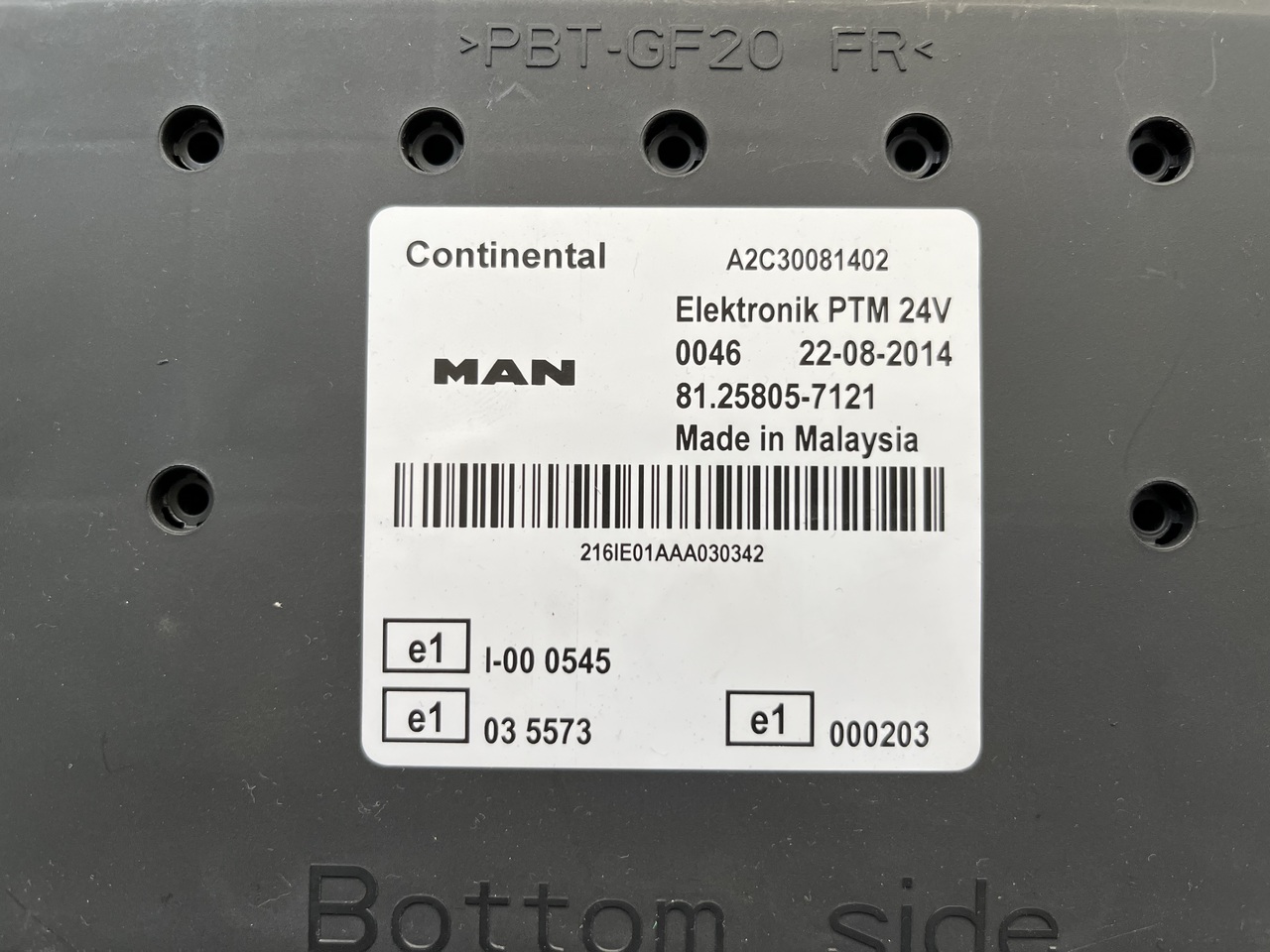 ELECTRΟΝΙC CONTROL UNITS MAN TGX - Electrical system for Truck: picture 5 ELECTRΟΝΙC CONTROL UNITS MAN TGX - Electrical system for Truck: picture 5