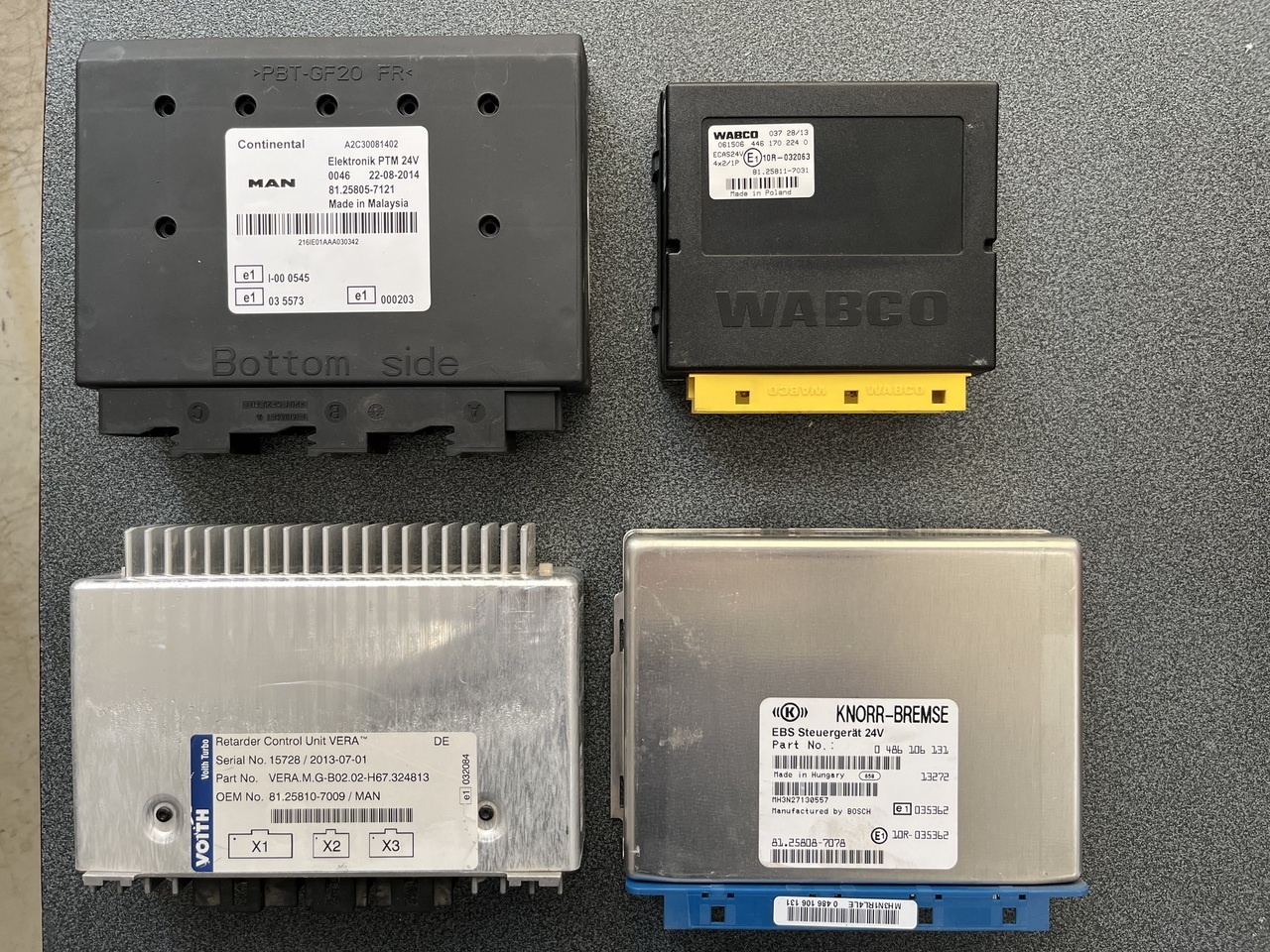 ELECTRΟΝΙC CONTROL UNITS MAN TGX - Electrical system for Truck: picture 1 ELECTRΟΝΙC CONTROL UNITS MAN TGX - Electrical system for Truck: picture 1