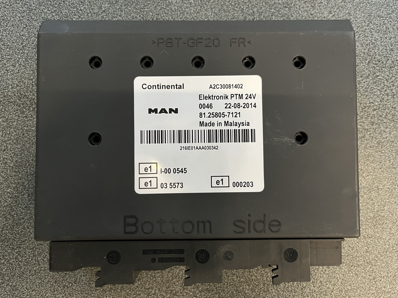 ELEKTRONIK PTM MAN TGX (MANUAL GEARBOX) - ECU for Truck: picture 1 ELEKTRONIK PTM MAN TGX (MANUAL GEARBOX) - ECU for Truck: picture 1