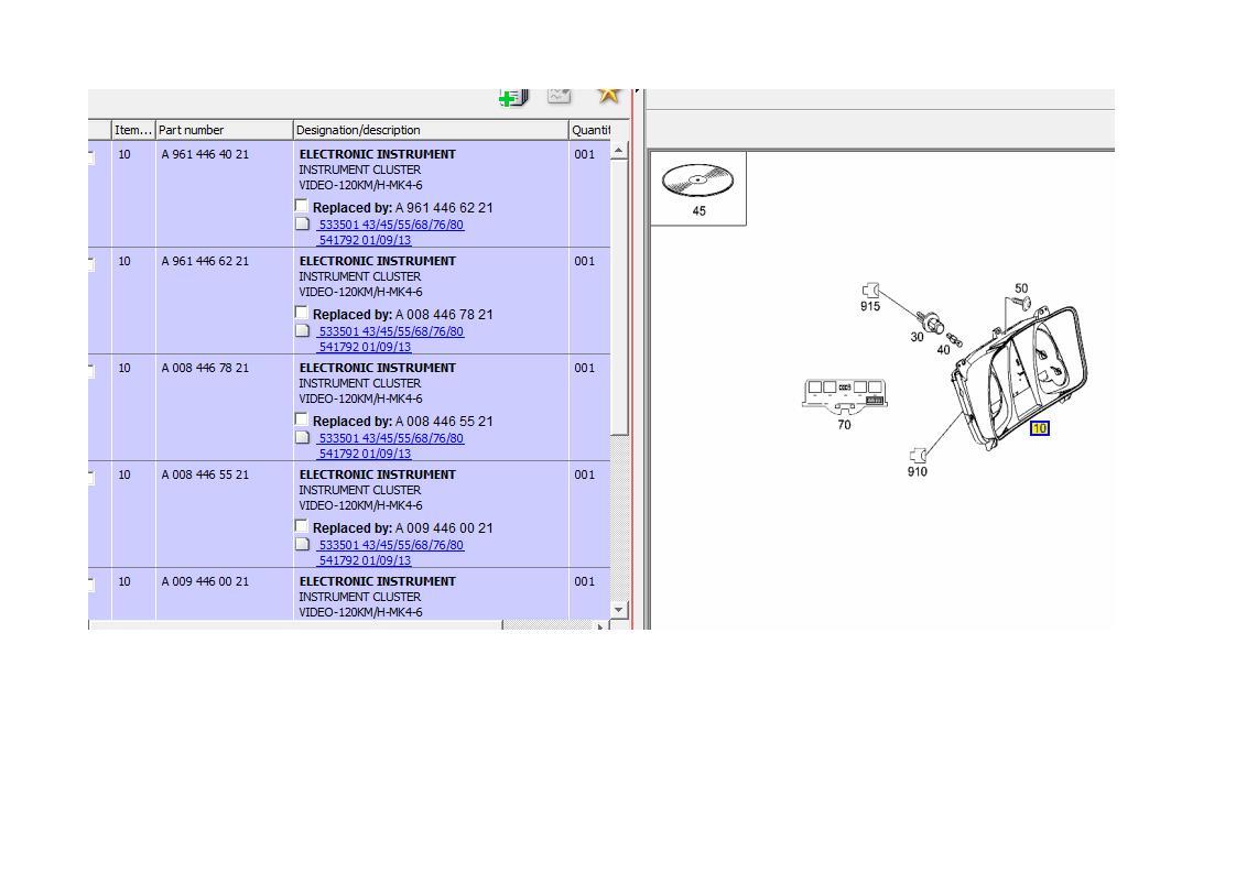 MERCEDES-BENZ ACTROS MP2-MP3-MP4 ELECTRONIC INSTRUMENT - Tachograph for Truck: picture 2 MERCEDES-BENZ ACTROS MP2-MP3-MP4 ELECTRONIC INSTRUMENT - Tachograph for Truck: picture 2