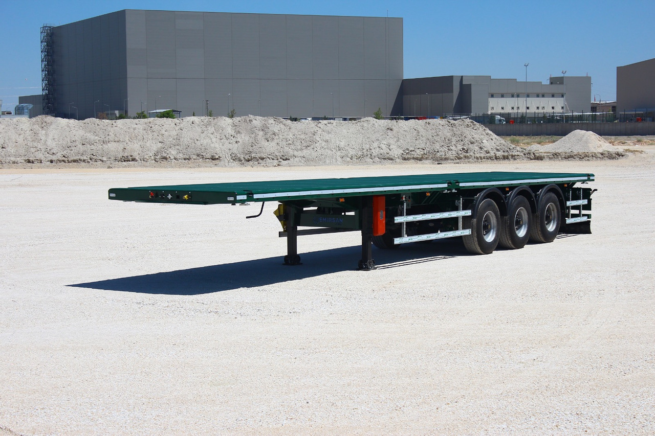 EMIRSAN Immediate Delivery From Stock 13.60 METER FLATBED - Dropside/ Flatbed semi-trailer: picture 1 EMIRSAN Immediate Delivery From Stock 13.60 METER FLATBED - Dropside/ Flatbed semi-trailer: picture 1