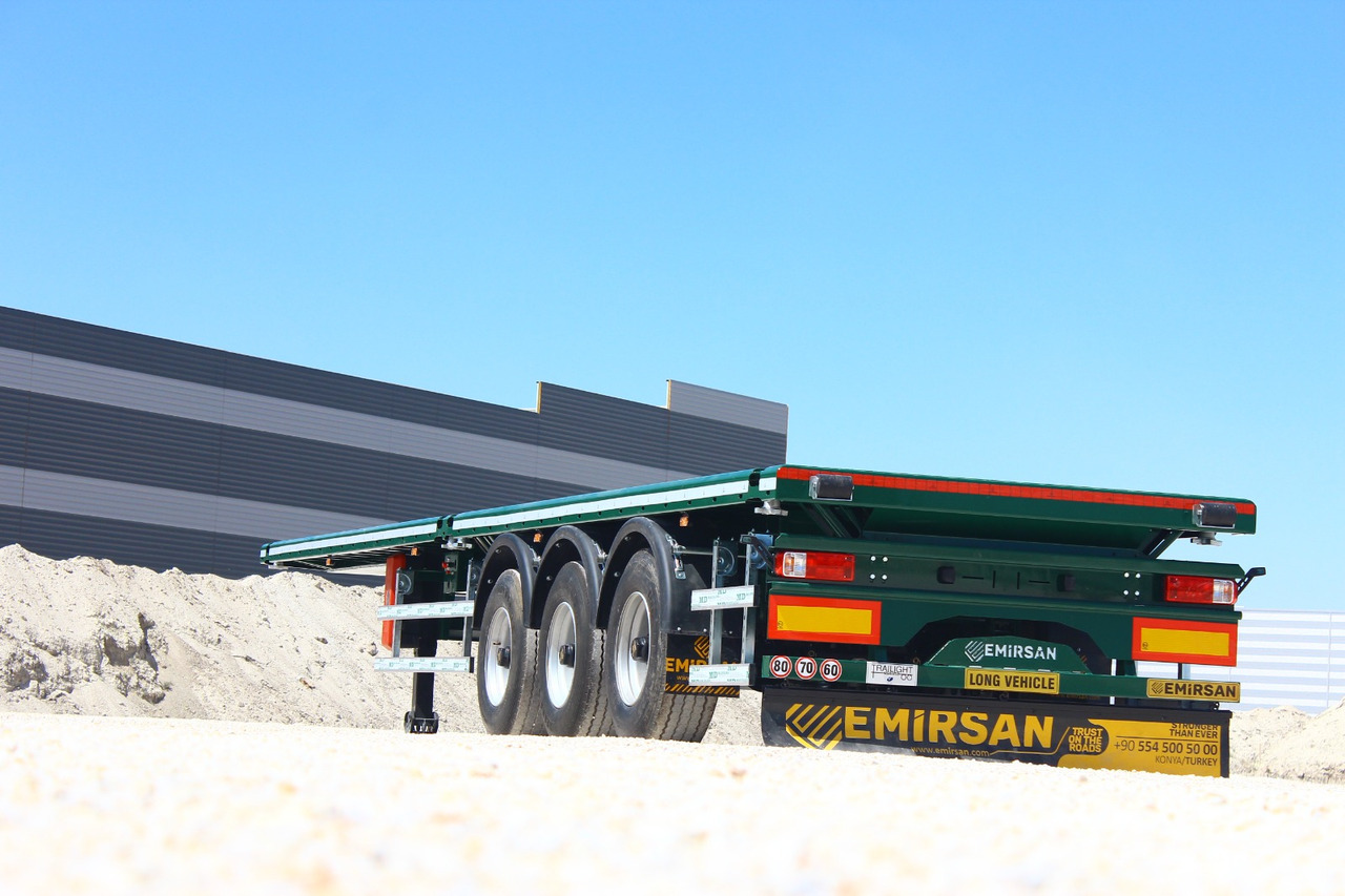 EMIRSAN Immediate Delivery From Stock 13.60 METER FLATBED - Dropside/ Flatbed semi-trailer: picture 3 EMIRSAN Immediate Delivery From Stock 13.60 METER FLATBED - Dropside/ Flatbed semi-trailer: picture 3