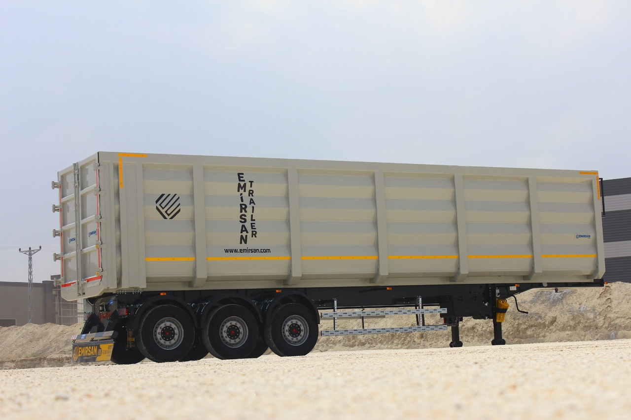 Tipper semi-trailer EMIRSAN SAX AXLE // HARDOX BODY, METAL SCRAP TIPPER,: picture 5