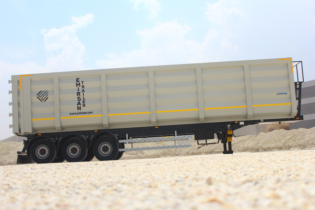 Tipper semi-trailer EMIRSAN SAX AXLE // HARDOX BODY, METAL SCRAP TIPPER,: picture 7