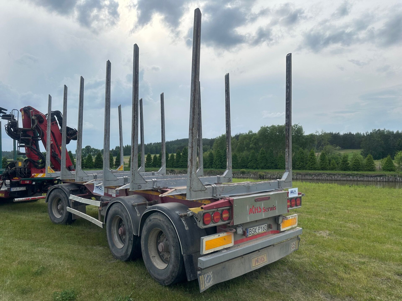 MHS przyczepa do przewozu drewna - Timber trailer: picture 2 MHS przyczepa do przewozu drewna - Timber trailer: picture 2