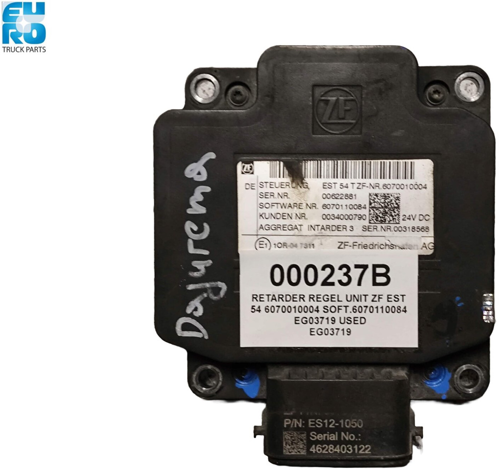 RETARDER REGEL UNIT ZF EST 54 6070010004 SOFT.6070110084 EG03719 USED 000237B - Transmission for Truck: picture 1 RETARDER REGEL UNIT ZF EST 54 6070010004 SOFT.6070110084 EG03719 USED 000237B - Transmission for Truck: picture 1