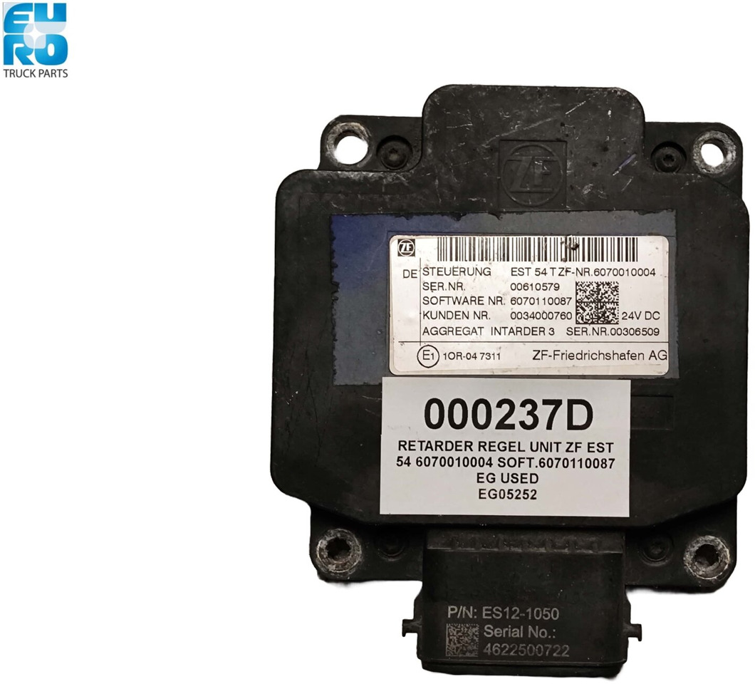 RETARDER REGEL UNIT ZF EST 54 6070010004 SOFT.6070110087 EG USED 000237D - Transmission for Truck: picture 1 RETARDER REGEL UNIT ZF EST 54 6070010004 SOFT.6070110087 EG USED 000237D - Transmission for Truck: picture 1
