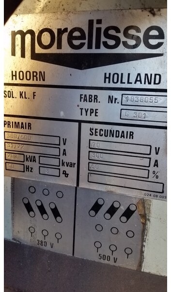 Morelisse Arcmaster 503S - Welding equipment: picture 4 Morelisse Arcmaster 503S - Welding equipment: picture 4