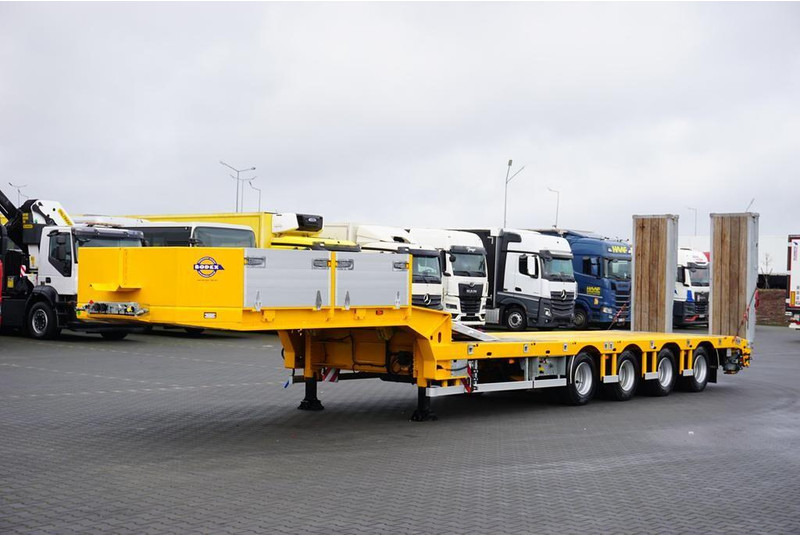 Bodex / NISKOPODWOZIOWA / 4 OSIE / NAJAZDY / 2 X OŚ SKRĘTNA / DMC 65 0 - Low loader semi-trailer: picture 1 Bodex / NISKOPODWOZIOWA / 4 OSIE / NAJAZDY / 2 X OŚ SKRĘTNA / DMC 65 0 - Low loader semi-trailer: picture 1