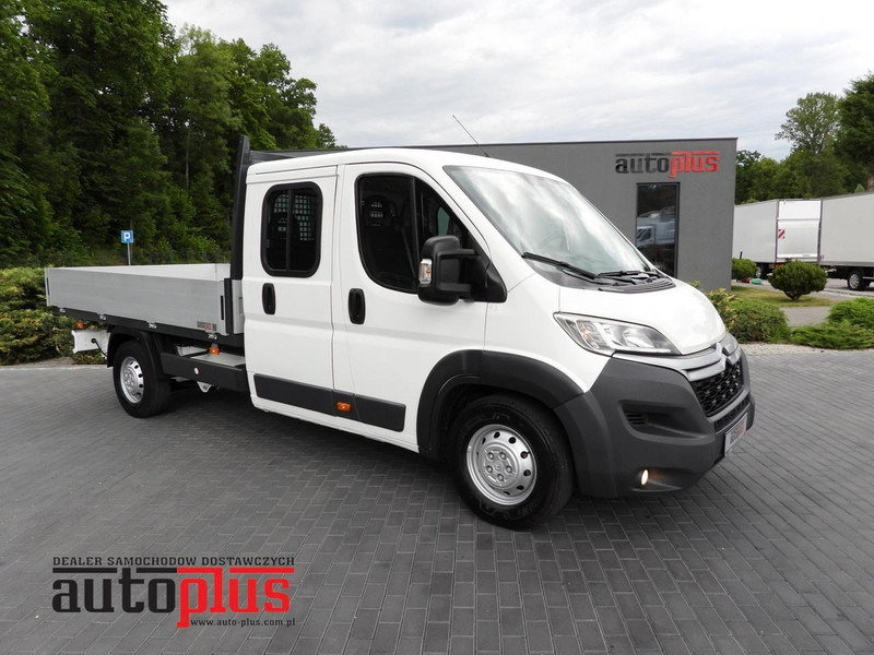 Citroën JUMPER SKRZYNIA PODWÓJNA KABINA DOKA 7 MIEJSC TEMPOMAT KLIMATYZ - Flatbed van, Combi van: picture 1 Citroën JUMPER SKRZYNIA PODWÓJNA KABINA DOKA 7 MIEJSC TEMPOMAT KLIMATYZ - Flatbed van, Combi van: picture 1