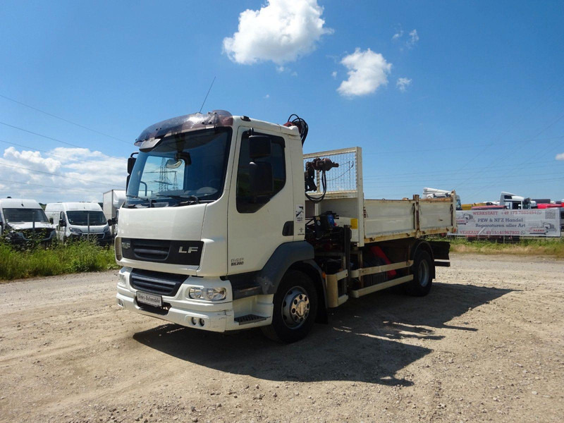 DAF 55.220 KRAN/KIPPER/KLIM A - Dropside/ Flatbed truck, Crane truck: picture 1 DAF 55.220 KRAN/KIPPER/KLIM A - Dropside/ Flatbed truck, Crane truck: picture 1