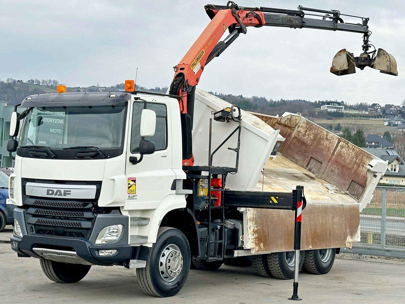 DAF CF 410 * Kipper 4,90 m + PK 16001 - K B * 6x4 - Tipper, Crane truck: picture 3 DAF CF 410 * Kipper 4,90 m + PK 16001 - K B * 6x4 - Tipper, Crane truck: picture 3