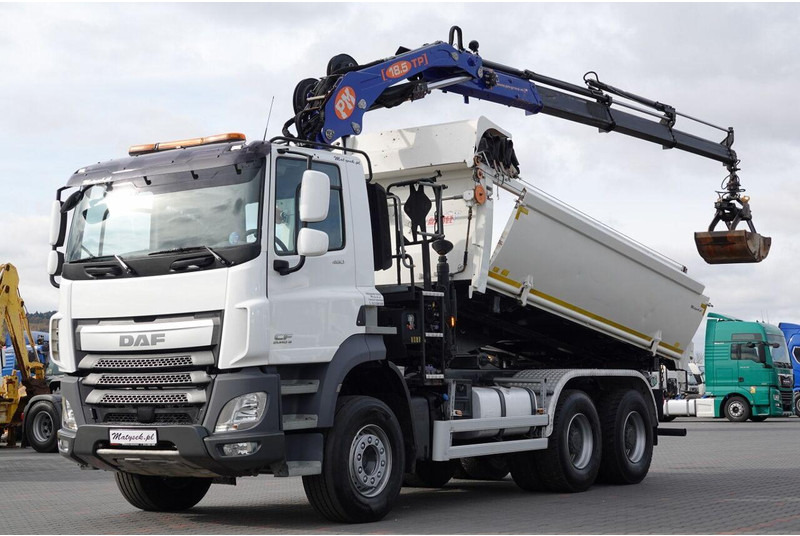 DAF CF 460 - Tipper, Crane truck: picture 1 DAF CF 460 - Tipper, Crane truck: picture 1