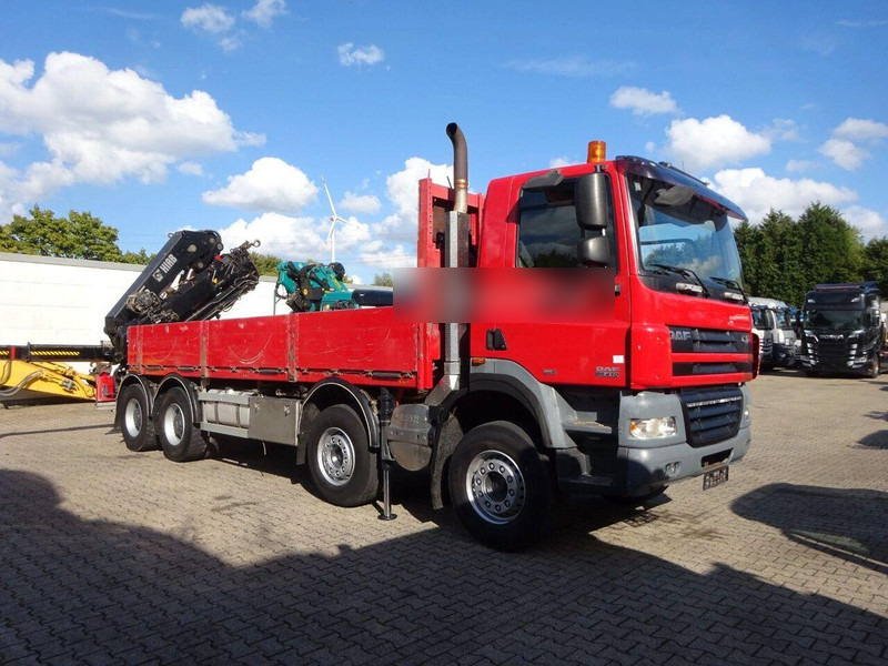 DAF CF 85.410 - Flatbed + crane - Dropside/ Flatbed truck, Crane truck: picture 2 DAF CF 85.410 - Flatbed + crane - Dropside/ Flatbed truck, Crane truck: picture 2