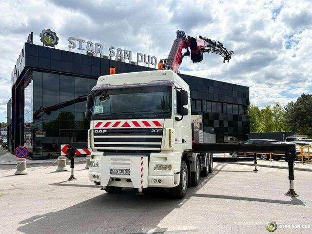 DAF XF 105.510 8x4 FASSI F800 XP Crane Fifth wheel - Dropside/ Flatbed truck, Crane truck: picture 5 DAF XF 105.510 8x4 FASSI F800 XP Crane Fifth wheel - Dropside/ Flatbed truck, Crane truck: picture 5