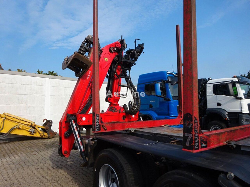 Timber truck, Crane truck for transportation of timber DAF XF 510 6x4 Crane EPSILON M120Z: picture 13