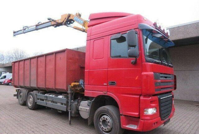 DAF XF105.410 6x2 Container + Crane - Skip loader truck: picture 5 DAF XF105.410 6x2 Container + Crane - Skip loader truck: picture 5