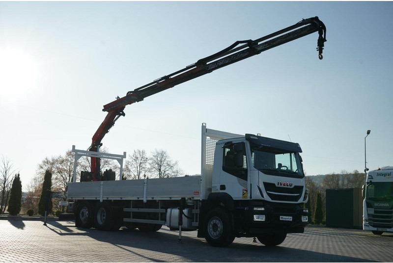 Dropside/ Flatbed truck, Crane truck Iveco STRALIS 460 / 6X2 / SKRZYNIOWY 8,1 m + HDS FASSI. F185 MAX UDŹWI: picture 6 Dropside/ Flatbed truck, Crane truck Iveco STRALIS 460 / 6X2 / SKRZYNIOWY 8,1 m + HDS FASSI. F185 MAX UDŹWI: picture 6