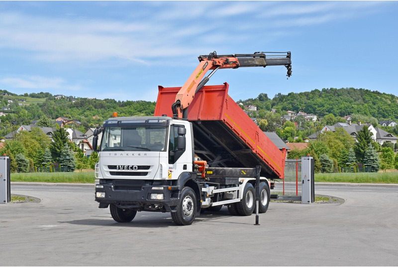 Iveco TRAKKER 360 * KIPPER 5,60 m * PK 15500 + FUNK * 6x4 - Tipper, Crane truck: picture 2 Iveco TRAKKER 360 * KIPPER 5,60 m * PK 15500 + FUNK * 6x4 - Tipper, Crane truck: picture 2