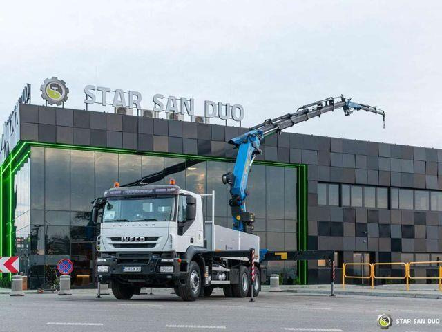Iveco TRAKKER 410 6x4 PALFINGER PK 36002 Fly Jib Cran - Dropside/ Flatbed truck, Crane truck: picture 1 Iveco TRAKKER 410 6x4 PALFINGER PK 36002 Fly Jib Cran - Dropside/ Flatbed truck, Crane truck: picture 1