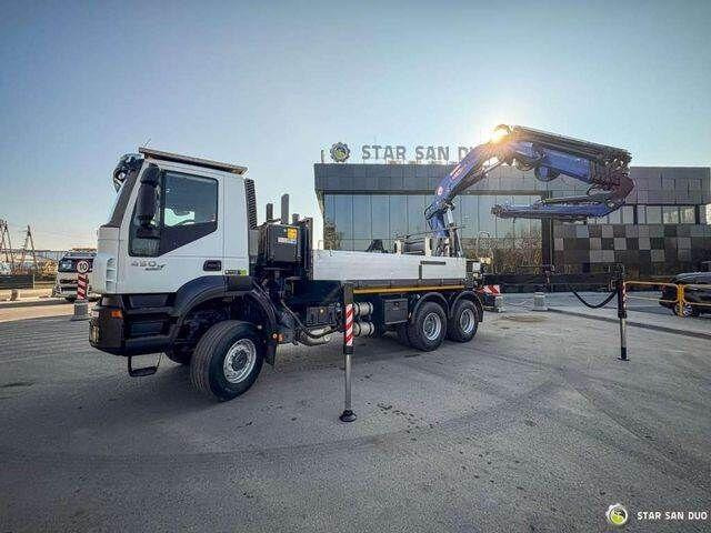 Iveco TRAKKER 450 6x6 PM41S FLY JIB Crane Kipper - Dropside/ Flatbed truck, Crane truck: picture 2 Iveco TRAKKER 450 6x6 PM41S FLY JIB Crane Kipper - Dropside/ Flatbed truck, Crane truck: picture 2
