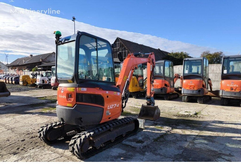 Mini excavator Kubota U27-4 - Crawler mini excavator: picture 6