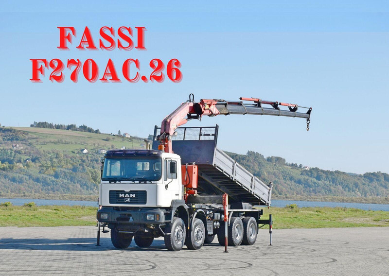 MAN 41.460 *FASSI F270AC.26 * 8x8 ! TOPZUSTAND - Tipper, Crane truck: picture 1 MAN 41.460 *FASSI F270AC.26 * 8x8 ! TOPZUSTAND - Tipper, Crane truck: picture 1