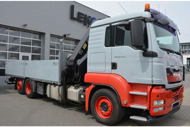 MAN 6,4 m Flatbed + Crane HIAB 211EP 6X2 KRAN HIAB 211EP 6.5m Container Pr - Dropside/ Flatbed truck, Crane truck: picture 2 MAN 6,4 m Flatbed + Crane HIAB 211EP 6X2 KRAN HIAB 211EP 6.5m Container Pr - Dropside/ Flatbed truck, Crane truck: picture 2