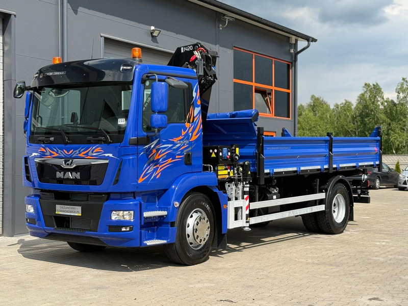 MAN MAN TGM TGL TGS 18.250 // E6 // wywrotka + HDS HMF z pilotem // - Tipper: picture 4 MAN MAN TGM TGL TGS 18.250 // E6 // wywrotka + HDS HMF z pilotem // - Tipper: picture 4