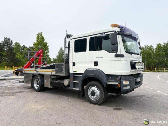 MAN TGM 13.290 4x4 FASSI F40B22 Crane Camper DOKA - Dropside/ Flatbed truck, Crane truck: picture 3 MAN TGM 13.290 4x4 FASSI F40B22 Crane Camper DOKA - Dropside/ Flatbed truck, Crane truck: picture 3