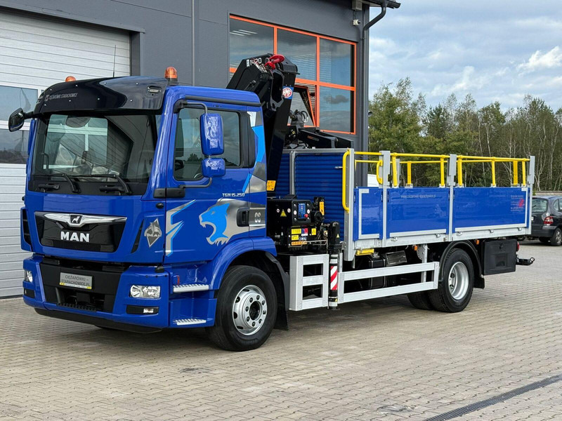 MAN TGM 15.250 skrzynia z żurawiem // E6 // HMF 1520 K1 HDS dzwig kr - Dropside/ Flatbed truck, Crane truck: picture 1 MAN TGM 15.250 skrzynia z żurawiem // E6 // HMF 1520 K1 HDS dzwig kr - Dropside/ Flatbed truck, Crane truck: picture 1
