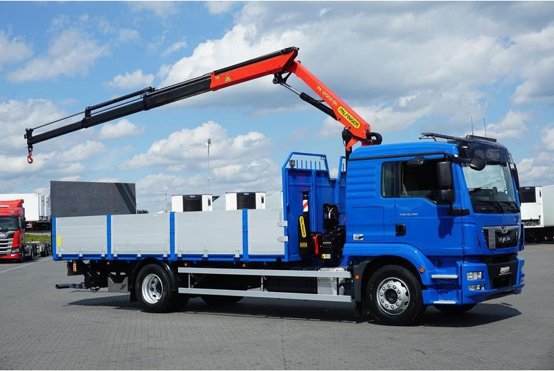 MAN TGM / 18.290 / SKRZYNIOWY + HDS + WINDA / PALFINGER PK 12002 / - Dropside/ Flatbed truck, Crane truck: picture 4 MAN TGM / 18.290 / SKRZYNIOWY + HDS + WINDA / PALFINGER PK 12002 / - Dropside/ Flatbed truck, Crane truck: picture 4