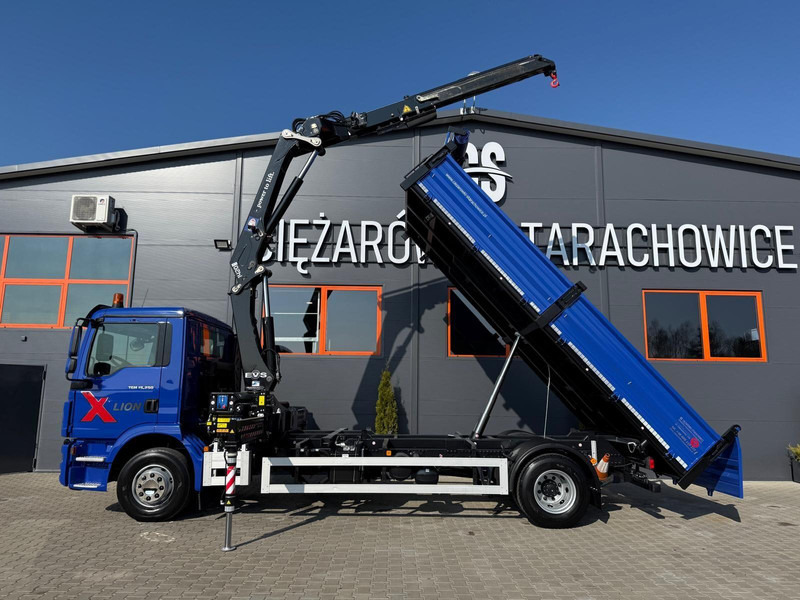 MAN TGM TGL 15.250 / E6 / wywrotka 3-S + HMF żuraw z pilotem / H - Tipper, Crane truck: picture 2 MAN TGM TGL 15.250 / E6 / wywrotka 3-S + HMF żuraw z pilotem / H - Tipper, Crane truck: picture 2