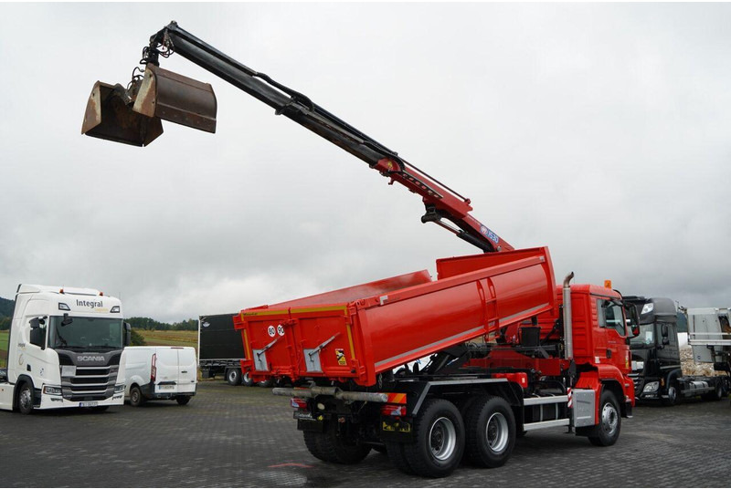 MAN TGS 26.400 / 6x4 / WYWROTKA 2 STRONNA + HDS HMF 1530 K2 / HYDR - Tipper, Crane truck: picture 4 MAN TGS 26.400 / 6x4 / WYWROTKA 2 STRONNA + HDS HMF 1530 K2 / HYDR - Tipper, Crane truck: picture 4