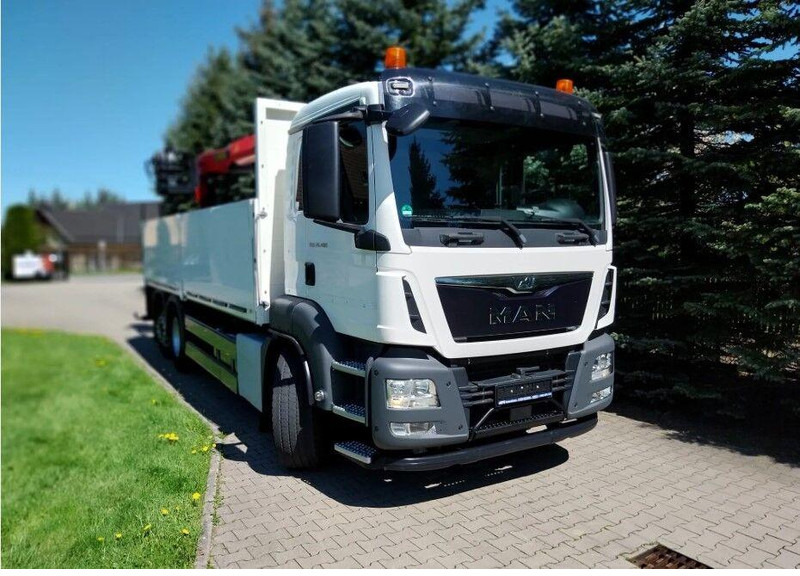 MAN TGS 26.400 Flatbed + Crane Palfinger PK 23001L - Dropside/ Flatbed truck, Crane truck: picture 4 MAN TGS 26.400 Flatbed + Crane Palfinger PK 23001L - Dropside/ Flatbed truck, Crane truck: picture 4