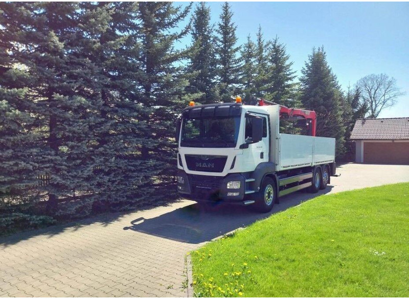 MAN TGS 26.400 Flatbed + Crane Palfinger PK 23001L - Dropside/ Flatbed truck, Crane truck: picture 2 MAN TGS 26.400 Flatbed + Crane Palfinger PK 23001L - Dropside/ Flatbed truck, Crane truck: picture 2