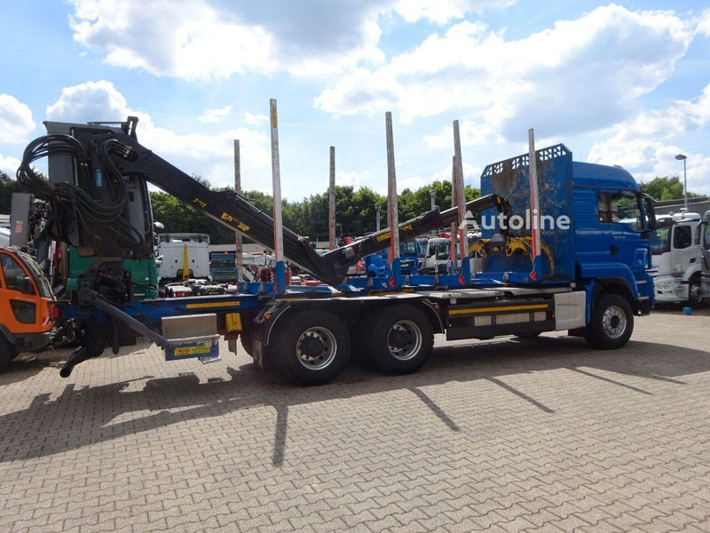 Timber truck, Crane truck for transportation of timber MAN TGS 26.510 - Timber truck+crane: picture 6