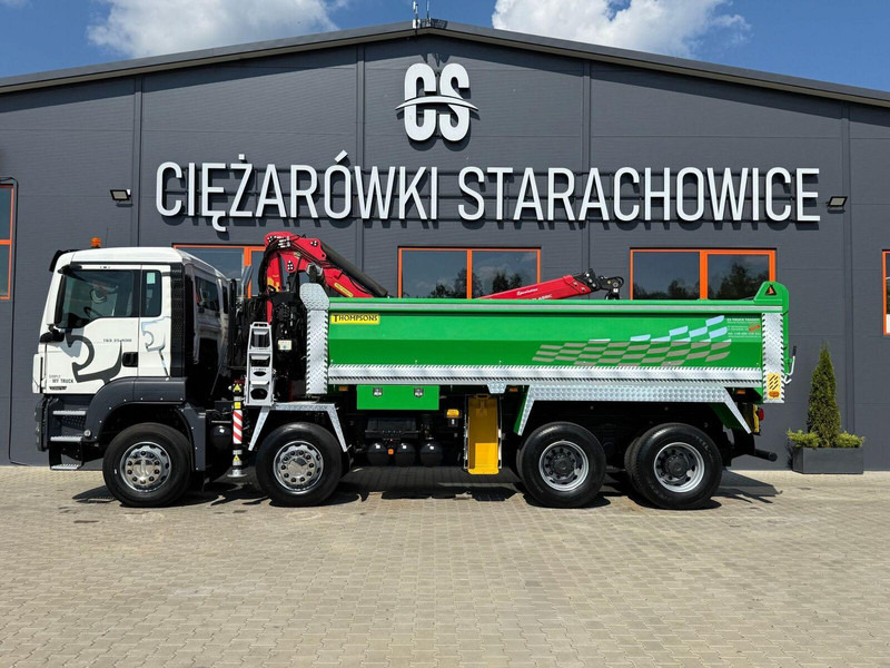 MAN TGS TGX 35.400 // 8x4 // E5 // wywrotka kiper + HDS z czerpakiem - Tipper, Crane truck: picture 3 MAN TGS TGX 35.400 // 8x4 // E5 // wywrotka kiper + HDS z czerpakiem - Tipper, Crane truck: picture 3