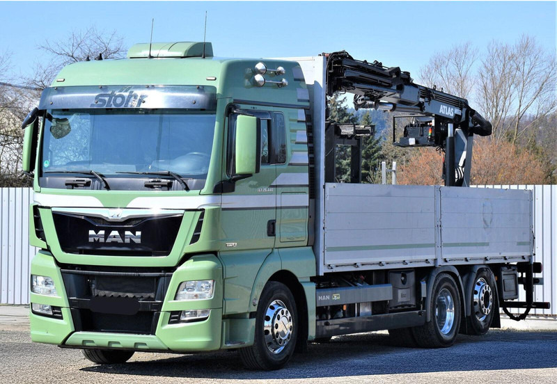 MAN TGX 26.440 Pritsche 6,60 m* ATLAS 125.2V-A12VB - Dropside/ Flatbed truck, Crane truck: picture 4 MAN TGX 26.440 Pritsche 6,60 m* ATLAS 125.2V-A12VB - Dropside/ Flatbed truck, Crane truck: picture 4