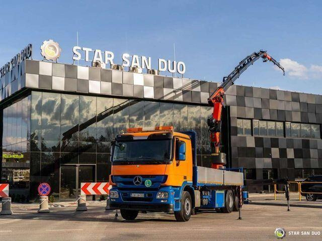 Mercedes-Benz ACTROS 2541 6x2 Palfinger PK 34002 Crane Winch - Dropside/ Flatbed truck, Crane truck: picture 1 Mercedes-Benz ACTROS 2541 6x2 Palfinger PK 34002 Crane Winch - Dropside/ Flatbed truck, Crane truck: picture 1