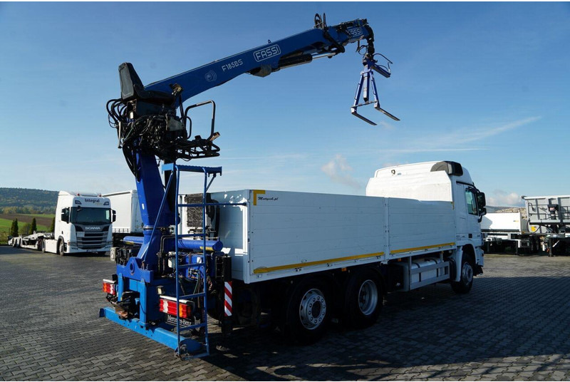 Mercedes-Benz ACTROS 2548 / 6x2 / BURTOWA - 6,5 M / OŚ PODNOSZONA / HDS FASSI - Dropside/ Flatbed truck, Crane truck: picture 4 Mercedes-Benz ACTROS 2548 / 6x2 / BURTOWA - 6,5 M / OŚ PODNOSZONA / HDS FASSI - Dropside/ Flatbed truck, Crane truck: picture 4