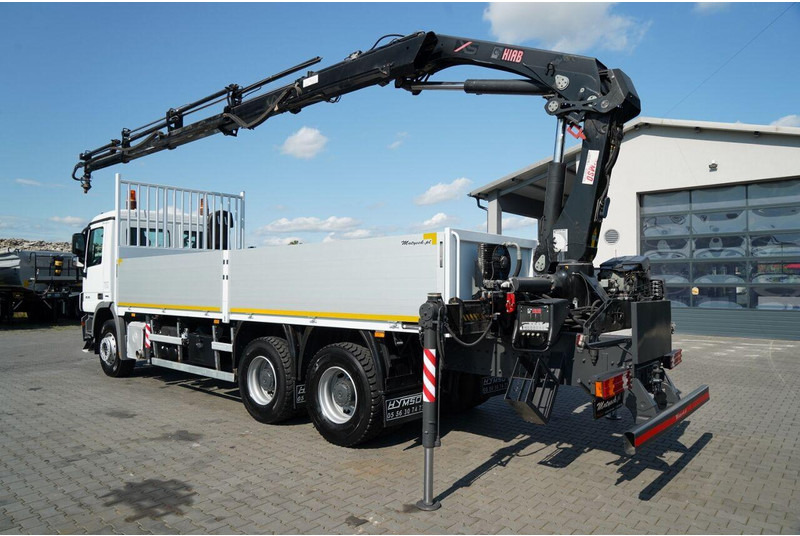 Mercedes-Benz ACTROS 2636 / 6x4 / SKRZYNIOWY 7 M + HDS HIAB -  WYSÓW 12,6 M / - Dropside/ Flatbed truck, Crane truck: picture 5 Mercedes-Benz ACTROS 2636 / 6x4 / SKRZYNIOWY 7 M + HDS HIAB -  WYSÓW 12,6 M / - Dropside/ Flatbed truck, Crane truck: picture 5