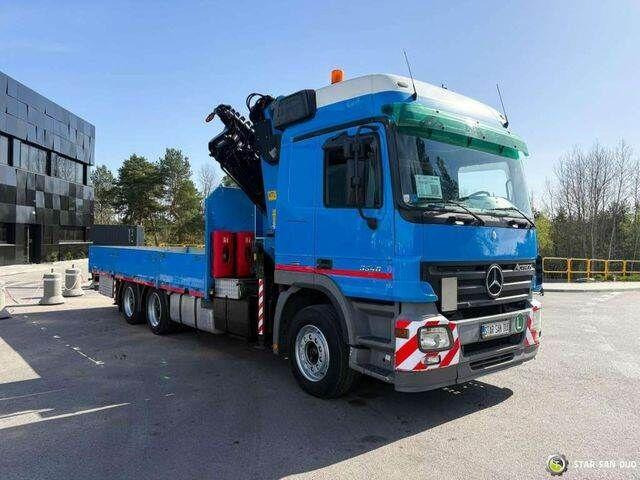 Dropside/ Flatbed truck, Crane truck Mercedes-Benz ACTROS 2646L: picture 9